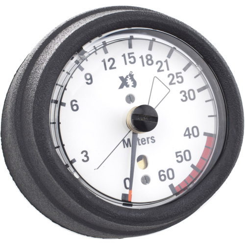 XS Scuba Hose Mount Depth Gauge, Metric GA460M Scuba
