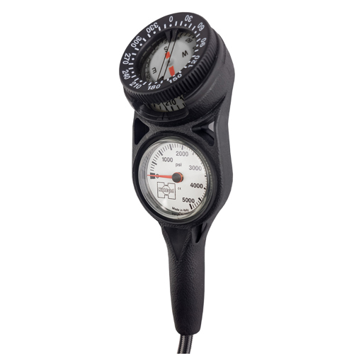 Highland by XS Scuba Miflex Pressure Gauge/Compass Combo