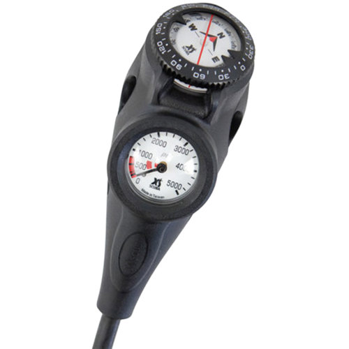XS Scuba Orca 3 Gauge Console with Max Depth Indicator