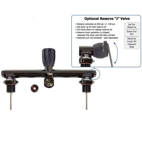 XS Scuba Thermo PVD OnePiece Reserve J Manifold Scuba
