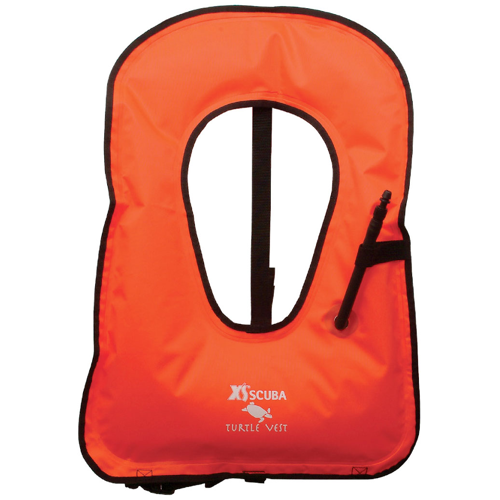 XS Scuba Turtle Snorkeling Vest, Orange Junior