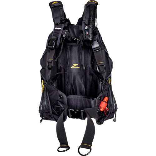 Zeagle Fury BCD With Ripcord Weight Sytem, Black Large/2X-Large ~ Large/2X-Large - Ripcord Weight Sys