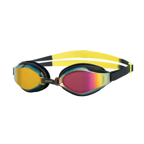 Zoggs Endura Max Titanium Swim Goggles Black/Yellow/Violet