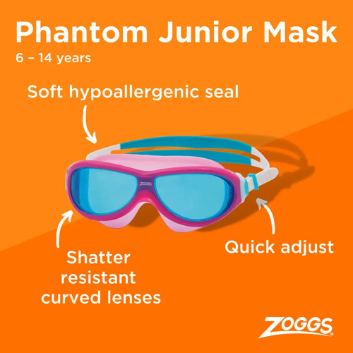 Zoggs Phantom Junior Swim Mask Scuba