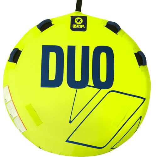 ZUP Duo Towable Tube, Yellow/Blue