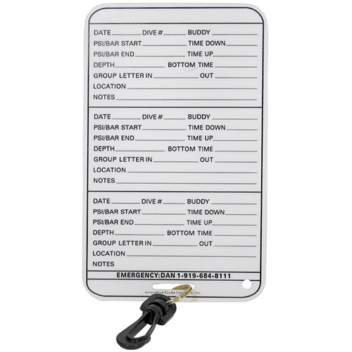 Innovative Scuba Divers Slate with Swivel Gate Clip