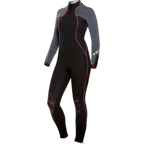 Bare 5mm Nixie Ultra Women's Full Wetsuit Open Box 12 Gray Heather