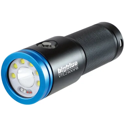 Bigblue 2900 Lumens Video Light with Blue Light Mode VTL2900PB - Scuba