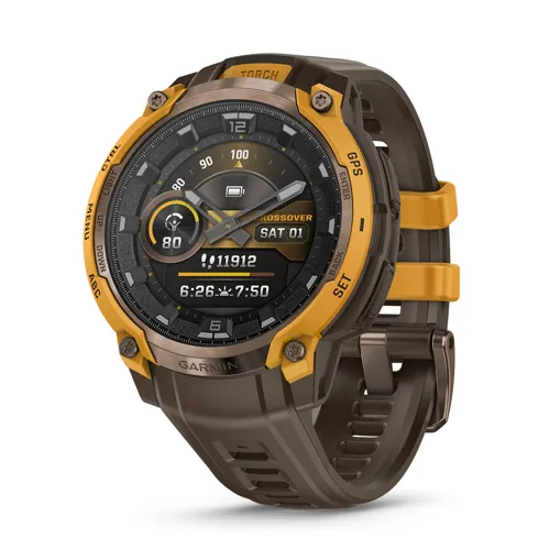 Garmin Instinct Crossover AMOLED GPS Smartwatch - Scuba