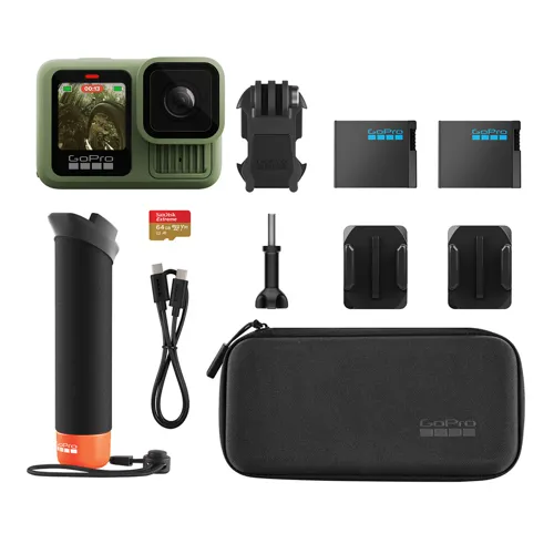 GoProセット GoPro HERO13 Waterproof Action Camera + 64GB Card and 50 Piece