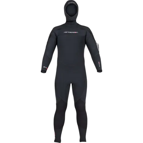 Henderson 8/7mm Thermoprene Pro Men's Hooded Semi-Dry Suit 3X-Large Open Box