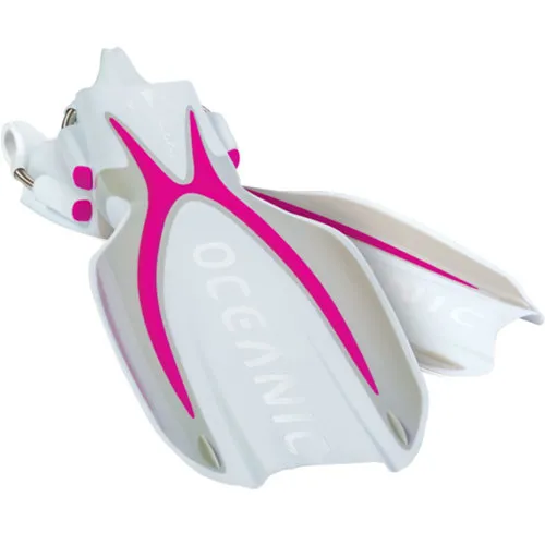 Oceanic Manta Ray Open Heel Fins with Spring Straps - Scuba