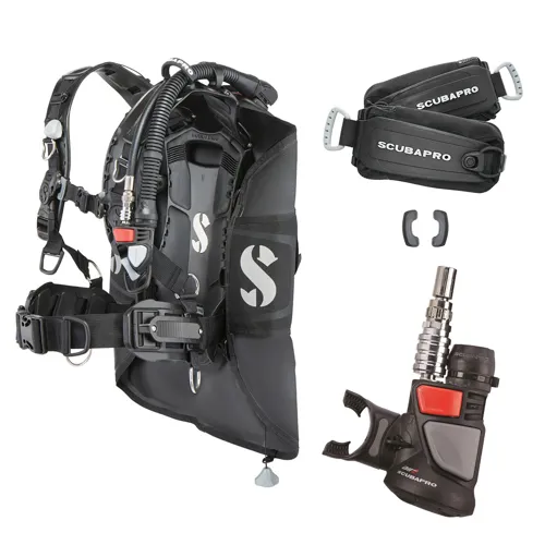 Scubapro Hydros Pro 2 BCD w/Air 2 Regulator, Monorail Weight