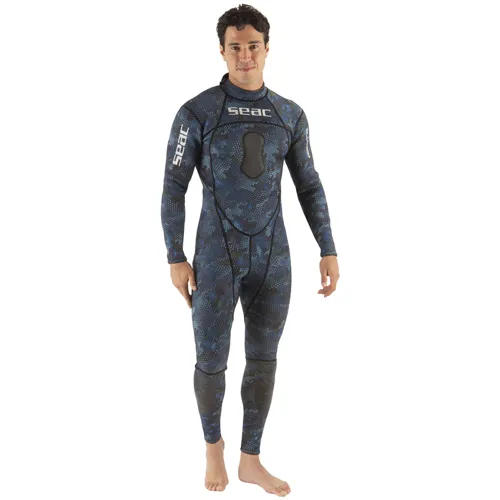 新品未使用sea×me wetsuit «BLARETTE» Seac 1.5mm Blue Sea Full Wetsuit for Men - Scuba