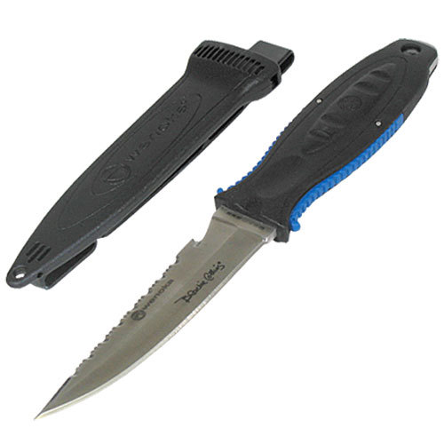 Aqualung Wenoka Big Squeeze Lock Knife, Drop Point