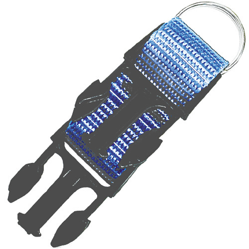 Uni-Quik Split Ring with 2 Male Quick Release Buckle-Ends