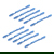 Aquaglide 1' Mooring Rope (10) pc: Picture 1 thumbnail