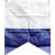 Aqua 28 x 36" Nylon Alpha Flag with Grom...: Picture 2 thumbnail