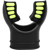 Blue Reef Ultra Black Silicone Mouthpiece: Picture 2 thumbnail