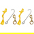 Aqua Trident Stainless Reef Hook w/50" Line &...: Picture 1 thumbnail