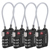 Aqua Slinger TSA Approved Cable Luggage Locks: Picture 1 thumbnail