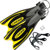 Cressi Frog-Plus Fins with Bungee Straps: Picture 1 thumbnail
