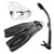 Cressi Reaction Fin Clear Skirt Mask Pac...: Picture 1 thumbnail