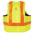 Kent Safety Products Kent Hi-Vis Mesh Deluxe Vest: Picture 2 thumbnail