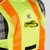 Kent Safety Products Kent Hi-Vis Mesh Deluxe Vest: Picture 3 thumbnail