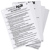PADI Open Water Aquatic Cue Cards (Set of 5) 