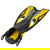 Phantom Aquatics Rapido Flipper Open Heel Fins: Picture 5 thumbnail