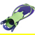 Phantom Aquatics Rapido Marine Junior Open Heel Fins: Picture 4 thumbnail