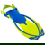 Phantom Aquatics Rapido Marine Junior Open Heel Fins: Picture 3 thumbnail