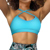 Spacefish Army Bahama Blue Bikini Top: Picture 2 thumbnail