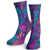 Spacefish Army Coral Kaleidoscope Socks: Picture 1 thumbnail