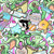 Spacefish Army Candy Octopus Socks: Picture 2 thumbnail