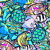 Spacefish Army Neon Fish Frenzy Women's ...: Picture 3 thumbnail