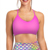 Spacefish Army Sunrise Pink Bikini Top: Picture 1 thumbnail