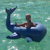 SUNNYLiFE Moby Dick Navy Luxe Ride-On Fl...: Picture 7 thumbnail