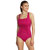 Speedo Solid Shirred Tank One piece Swim...: Picture 1 thumbnail