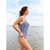 Speedo Texture Stripe Bandeau One Piece ...: Picture 2 thumbnail