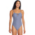 Speedo Texture Stripe Bandeau One Piece ...: Picture 4 thumbnail