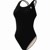 TYR Solid Spandex Maxback Women's Swimsuit 36 Black 