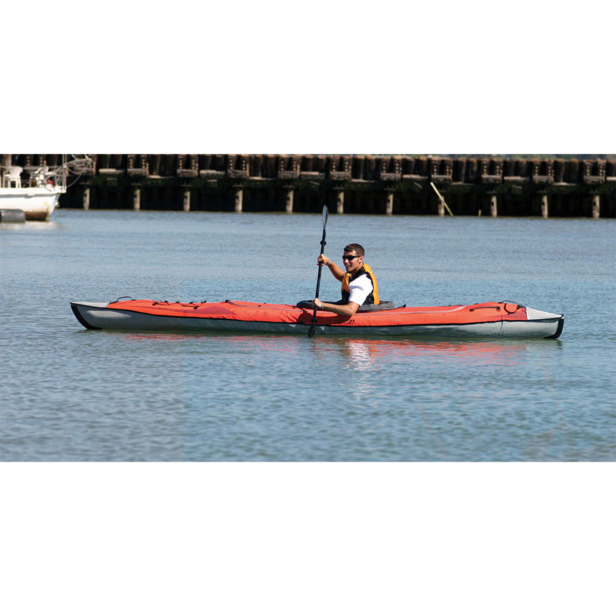 Advanced Elements AdvancedFrame Convertible 2 Person Kayak with Pump