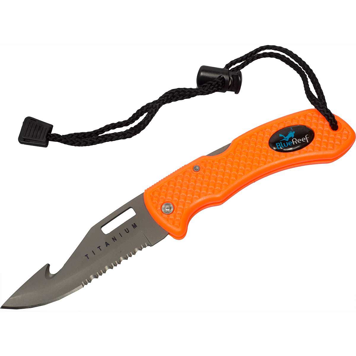 Blue Reef Scuba Titanium Folding Knife