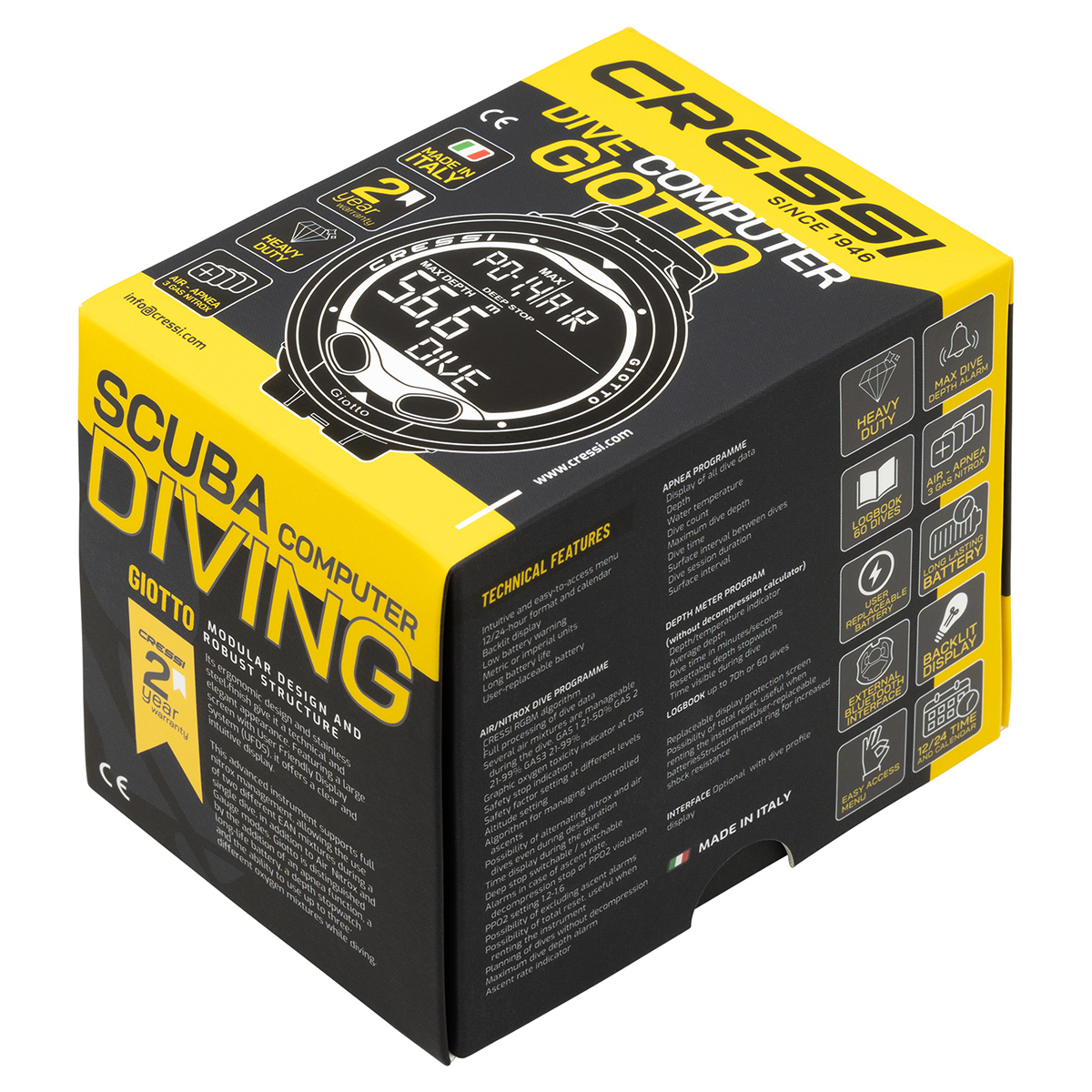 Cressi Giotto Wrist Computer