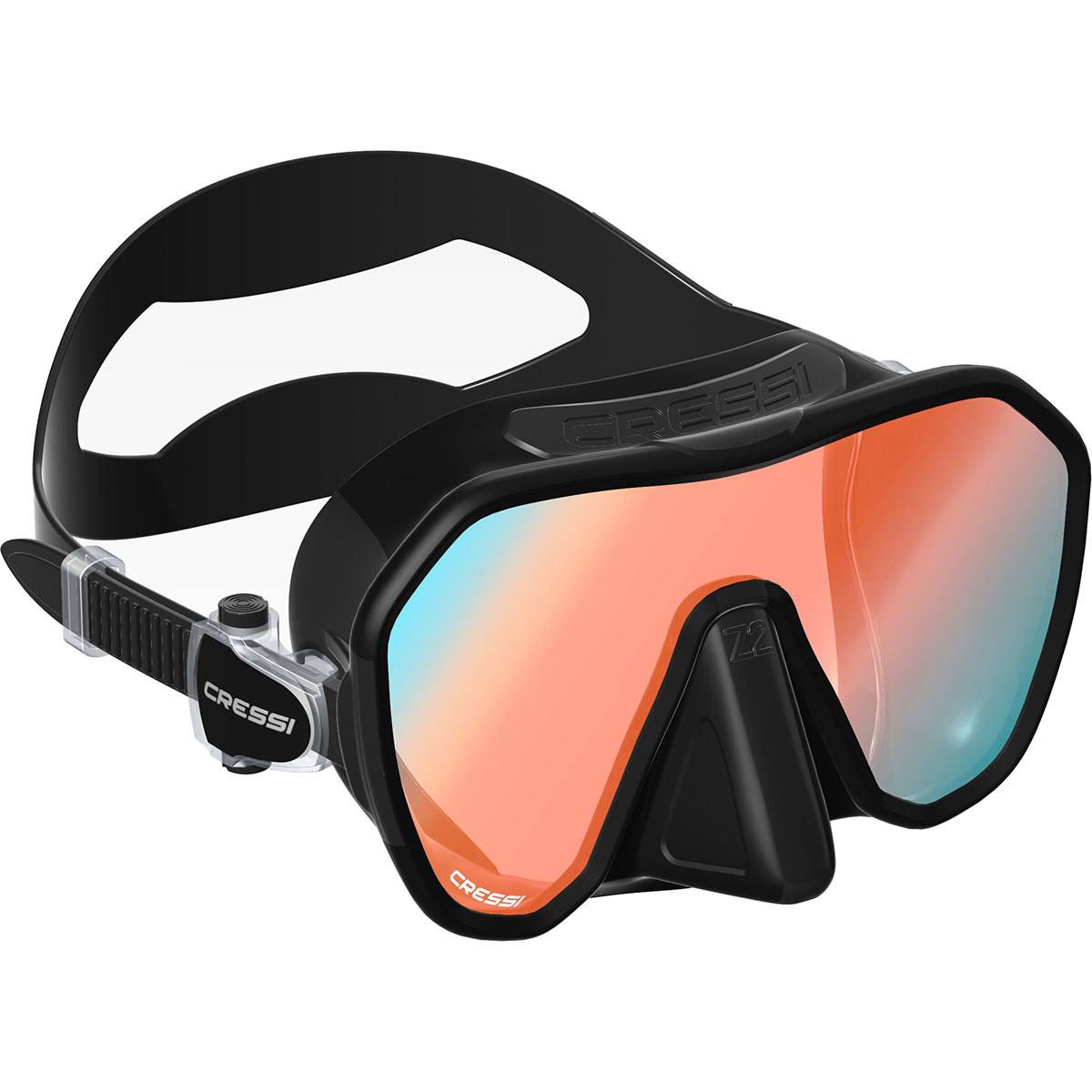 Black, Blue Lens
