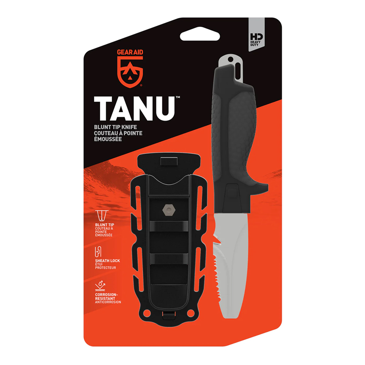 Gear Aid Tanu Dive and Rescue Knife with BCD Adapter
