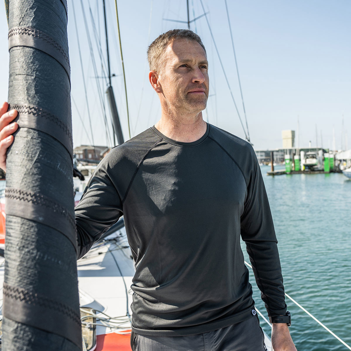 Mustang Survival Men's Adelphi UV Long Sleeve Top