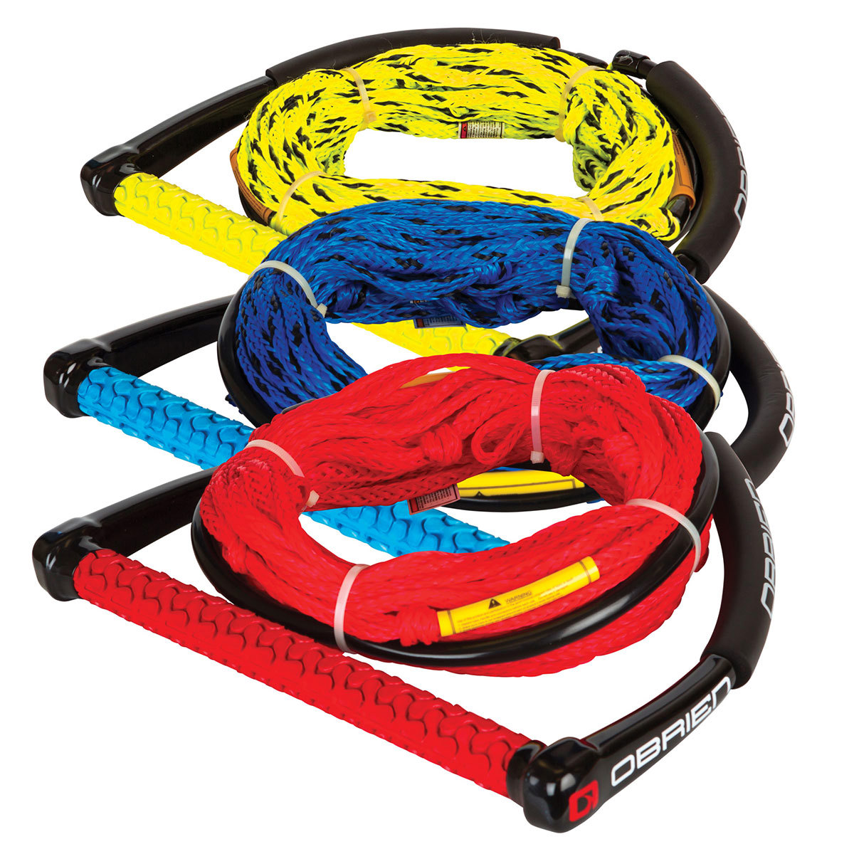 O'Brien 4-Section Poly E Wakeboard Combo Rope and Handle, Yellow
